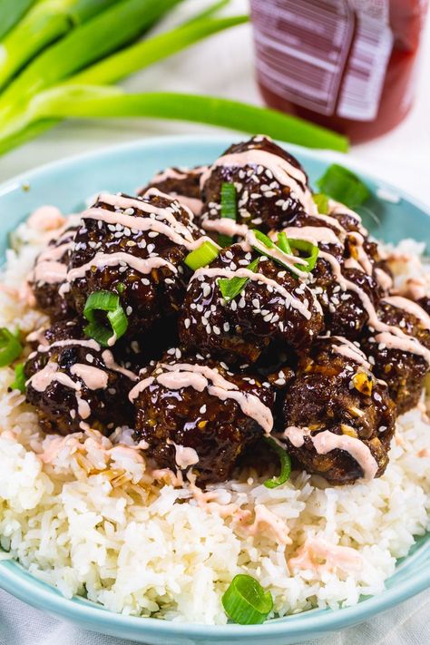 Easy Beef Bulgogi Meatballs Beef Bulgogi Meatballs, Bulgogi Meatballs, Easy Beef Bulgogi, Korean Beef Bulgogi, Korean Beef Recipes, Bulgogi Sauce, Spicy Southern Kitchen, Bulgogi Recipe, Meatball Recipes Easy