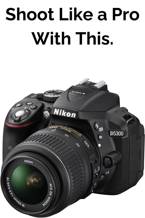 Nikon D5300 Digital SLR Camera with 18-55mm VR Lens Kit - Black (24.2 MP) 3.2 inch LCD with Wi-Fi and GPS (Renewed) Nikon D 850 Camera, Nikon F2 Photomic, Nikon Fm2, Nikon D5300, Vr Lens, Photography Essentials, Nikon D5200, Digital Slr Camera, Nikon 24-70 2.8