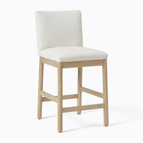 Hargrove Counter Stool White Oak Counter Stool, West Elm Hargrove, Kitchen Island Stools, White Wood Kitchens, Counter Stools With Backs, Cascade Falls, Avila Beach, Island Stools, Backless Stools