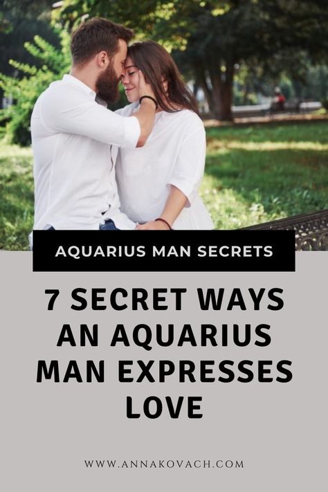 We all have our own ways of expressing love—and they aren’t always obvious to our partners. Aquarius men can be tough to read, especially when your love language isn’t the same as his. These 7 hints will help you figure out whether his behavior is indicating his affection for you! #zodiac #sign #zodiac_facts #horoscope #horoscope_sign #astrology #relationship #dating #aquarius #aquarius_man #in_love #in_bed #shows #love #aquarius_facts #men #dating_aquarius #aquarius_wants #likes Aquarius Facts Men Relationships, Aquarius Love Language, Aquarius And Leo Relationships, Aquarius In Bed, Aquarius Facts Men, Aquarius Man In Love, Aquarius Men Relationships, Aquarius In Love, Aquarius Men In Bed