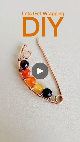 157 reactions · 55 shares | A Shawl pin has been on my to do list for too long now... This is a quick and easy beginner friendly wire wrap shawl pin tutorial. You can add beads or your choice or simply add #jumprings to add charms too. Now I never gave to search for a pin... #regaliabyreyney #wirewrappingtutorial #wirewrapshawlpin #shawlpin #safetypin #decorativepins #wirewrappingtutorial #wirejewelleryhandmade #DIYJewelry #jewelrymaker #tutorialreels #wirewraptutorials | Regalia by Reyney | brunomars · Original audio Wire Shawl Pins, Shawl Pins Diy, Shawl Pins How To Make, Safety Pin Diy, Safety Pin Crafts, Wire Wrapping Tutorial, Scarf Pin, Shawl Pins, Wire Work