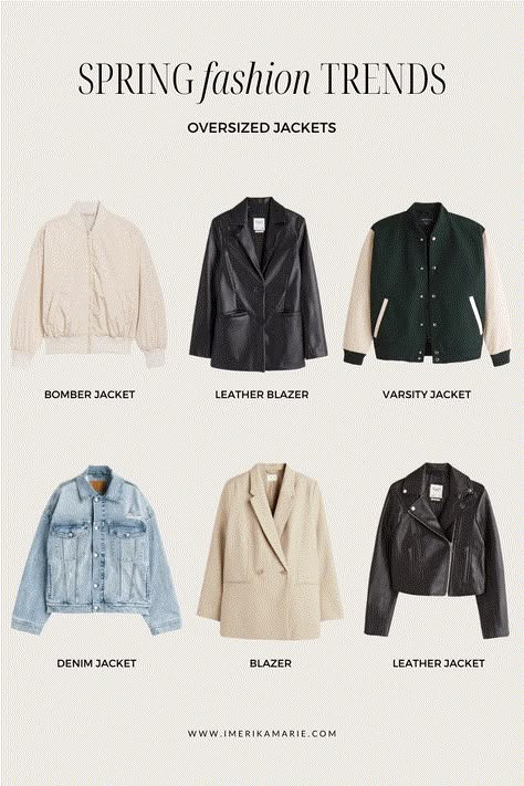 oversized jackets Trending Clothes For Women 2023, Women Fashion Spring 2023, 2023 Jacket Trends Women, Spring Dress With Jacket, Light Jackets For Women Spring, Trendy Outfits 2023 Spring, Spring Outfits Jacket, Spring Light Outfits, Spring Jackets 2023