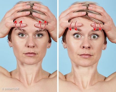 7 Effective Exercises to Get Rid of Wrinkles in 12 Minutes Facial Yoga, Face Exercises, Yoga Facial, Facial Exercises, Face Yoga, Muscle Tone, Face Massage, Do Exercise, Double Chin