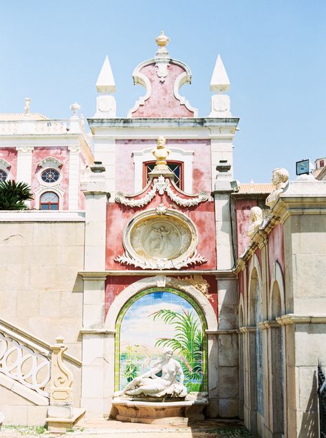 A beautiful wedding inspiration in the Estoi Palace, in Algarve, Portugal. Wedding Planning and Design Splendida Weddings by Nikolina Silva || Photography by Passionate Wedding Estoi Portugal, Sintra Wedding, Weddings In Portugal, Palace Wedding, Portugal Lisbon, Portuguese Culture, Portugal Wedding, Event Production, Event Experience