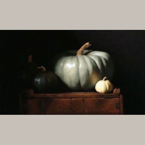 Composition Layout, Autumn Still Life, Pumpkin Oil, Contemporary Realism, Pumpkin Canvas, Classical Realism, Fine Photography, Blue Pumpkins, Life Paintings