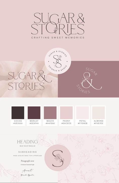 The Power of Pink in Luxury Brand Design — Monroe Creative My Brand Aesthetic, Romantic Branding Design, Creative Campaign Ideas, Bridal Branding, Yoga Social Media, Luxury Branding Identity, Branding Mood Board Inspiration, Creative Campaign, Sage Design