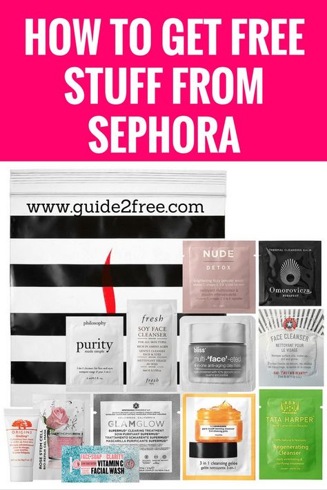 Free Stuff On Your Birthday, Sephora Birthday Gift, Free Sample Boxes, Get Free Stuff Online, Free Birthday Gifts, Freebies By Mail, Free Beauty Samples, Free Makeup Samples, Makeup Free