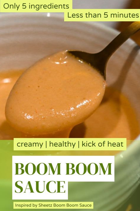 Tasty Boom Boom Sauce in a bowl Kens Boom Boom Sauce Recipe, Boom Boom Sauce, Full Fat Yogurt, Natural Yogurt, Chilli Sauce, Tasty Bites, Healthy Homemade, Recipes For Beginners, Homemade Sauce