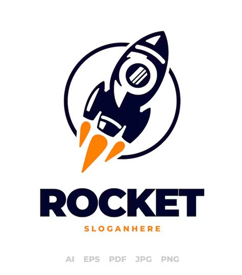 Rocket Logo Design, Rocket Logo, Logo Challenge, Rockets Logo, Tech Logo, Logo Restaurant, Work Ideas, Tech Logos, Logo Graphic