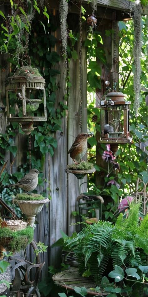 Incorporate lush foliage, vibrant flowers, and a water feature to create a tropical oasis. Outdoor Garden Planters, Garden Decor Ideas, Tropical Oasis, Garden Whimsy, Vintage Garden Decor, Home Garden Design, Vibrant Flowers, Garden Yard Ideas, Charming Garden