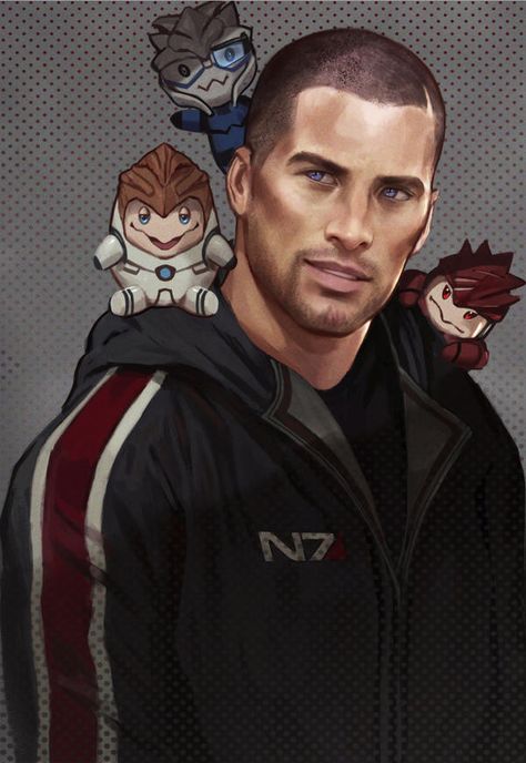 N7day by GerryArthur on DeviantArt Normandy Mass Effect, Mass Effect Ashley, Mass Effect Jack, Mass Effect Cosplay, Mass Effect Characters, Kaidan Alenko, Miranda Lawson, Mass Effect Games, Mass Effect Art