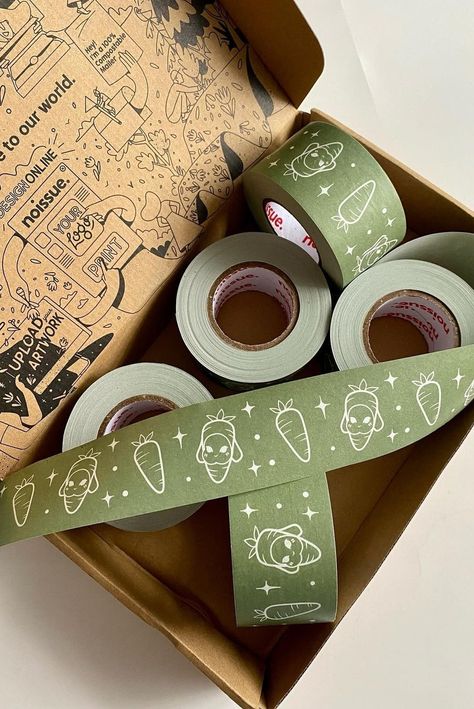 Shipping Tape Design, Packing Tape Design, Packaging Tape Design, Paper Tape Design, Custom Packing Tape, Jewelry Packaging Design, Packaging Cards, Carton Design, Kraft Paper Packaging