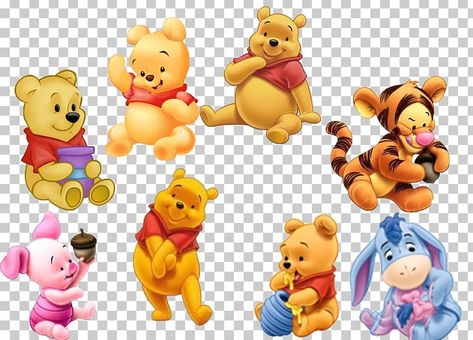 Disney Free Printables, Winnie The Pooh Diaper Cake, Pooh Diaper Cake, Piglet And Pooh, Piglet Disney, Piglet Winnie The Pooh, Baby Party Decorations, Pooh Pictures, Pooh Party