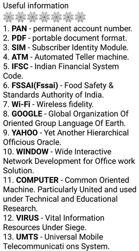 Information Technology Notes, Abrevations English, Studie Hacks, Materi Bahasa Jepang, Learn Computer, Gk Questions And Answers, Study Flashcards, Computer Basic, Gk Knowledge