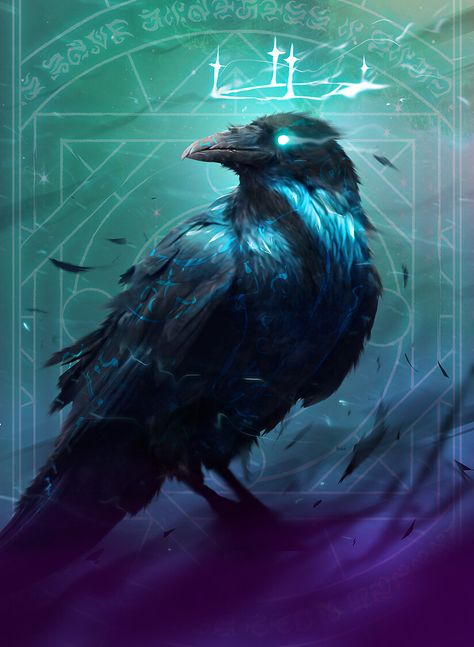 Crystals Animals, Yuumei Art, Rpg Ideas, Crow Art, Raven Art, Fantasy Beasts, 다크 판타지, Fantasy Creatures Art, Mythical Creatures Art