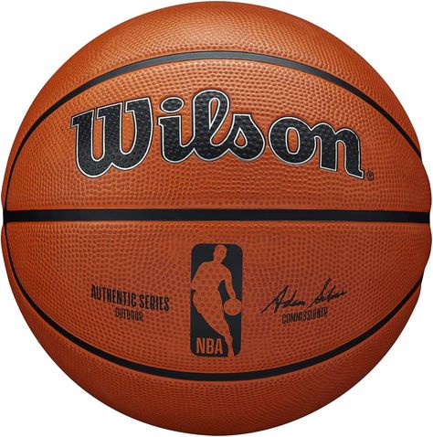 Wilson NBA Authentic Series Basketball - Indoor, Size 6 - 28.5" NBA OFFICIAL: Wilson is the official basketball of the NBA. This ball features official NBA branding coupled with the iconic Wilson script EVER BOUNCE CONSTURCTION: Consistent bounce every time. Wilson Basketball, Badminton Set, Basket Nba, Gym Materials, Beach Volley, Mini Basketballs, Paddle Surfing, Sport Basketball, Basketball Ball