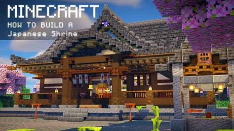 Minecraft Japanese Mansion, Japanese Shrine Minecraft, Minecraft Japanese Temple, Minecraft Shrine, Minecraft Terraforming, Japanese Dojo, Japanese Minecraft Builds, Japanese Mansion, Minecraft Temple