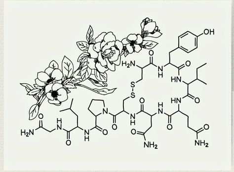 Oxytocin Tattoo, Symbol Tattoo, Symbol Tattoos, Tatting, Tattoo Ideas, Tattoos, Drawings, Quick Saves