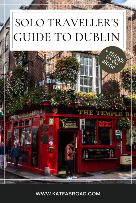 Dublin Itinerary, Things To Do In Dublin, Visit Dublin, Dublin Travel, Solo Travel Tips, Solo Trip, Dublin City, Europe Travel Guide, Dublin Ireland