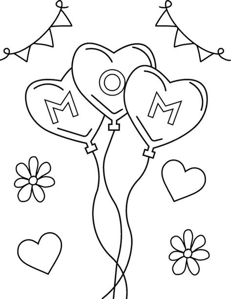 Mothers Day Coloring Sheets, Mothers Day Coloring Cards, Lds Coloring Pages, Mom Coloring Pages, Mothers Day Coloring Pages, Birthday Presents For Mom, Valentine Coloring Pages, Printables Free Kids, St Patrick's Day Crafts