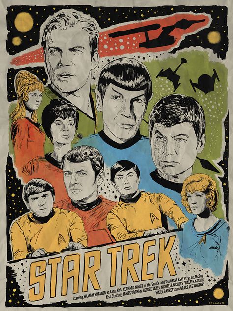 Star Trek Poster, Star Trek Original Series, Star Trek Series, Star Trek Images, Star Trek Art, Star Trek Original, Star Trek Universe, Star Trek Tos, Robot Art