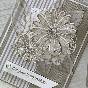 Stampin Up Daisy Lane Cards, Stampin Up Daisy Lane, Daisy Delight Stampin' Up, Monochromatic Cards, Daisy Garden, Daisy Cards, Monthly Crafts, Magnolia Stamps, Sporty Dress