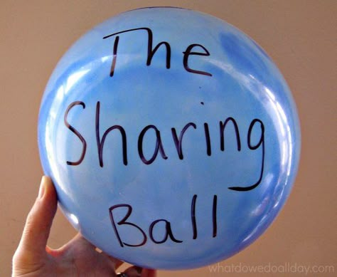 Wondering how to teach kids to share their toys when you go to the playground? Try using "The Sharing Ball" technique. Manners Activities, Friendship Activities, Ball Pits, Feelings Activities, Self Help Skills, Social Emotional Activities, Kindness Activities, Preschool Projects, Social Skills Activities