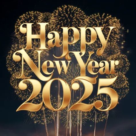 Free Vibrant 2025 New Year Image to Celebrate Happy 2025 New Year, New Years 2025, Happy New Year Party, Happy New Year 2025 Design, Happy New Year Wishes Pictures, New Year Artwork, 2025 New Year, Happy New Year 2025, New Year Wishes Images