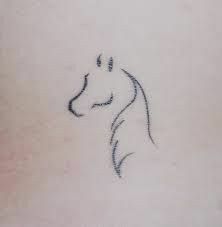 Small Horse Tattoo, Tattoo Lower Back, Horse Tattoos, Horse Shoe Tattoo, Horse Tattoo Design, Cowgirl Tattoos, Shoe Tattoos, Lettering Tattoo, Silhouette Tattoos