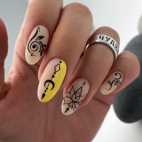 Easy Nail Design, Fairy Nails, Evil Eye Nails, Boho Nails, Witchy Nails, Mens Nails, Elegant Nail, Hello Nails, Hippie Nails