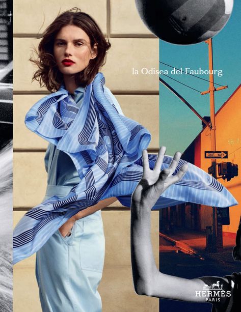 Hermès Spring 2021 Ad Campaign | The Impression Hermes Campaign, Famous Street Photographers, Designer Silk Scarves, V Magazine, Silk Accessories, Fantasy City, Hermes Paris, Street Fashion Photography, Street Photographers