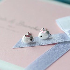 Easter Bunny Stud Earrings Easter Bunny Jewelry | Etsy Bunny Jewelry, Rabbit Earrings, Easter Jewelry, Tiny Bunny, Bunny Earrings, Simple Stud Earrings, Tiny Studs, Animal Earrings, Small Earrings Studs