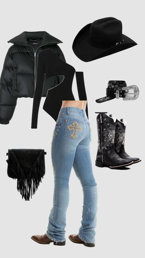 Chola Outfit, Outfit Cowgirl, Casual Country Outfits, Latina Outfits, Western Wear Outfits, Looks Country, Western Style Outfits, Country Concert Outfit, Looks Party