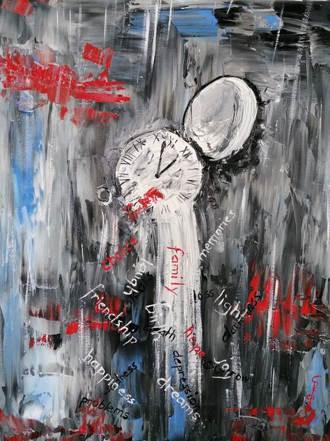 Moments In Time Art Gcse, Lock Art Gcse Theme, Surreal Sketch, Best Nature Wallpapers, Conceptual Painting, Clock Art, Time Art, Gcse Art, 2d Art