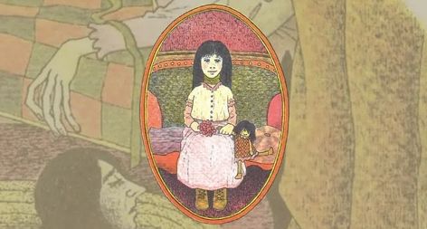 "The Girl With The Green Ribbon": A Tale of Many Lives Girl With The Green Ribbon, The Green Ribbon, Cross Background, Spooky Stories, Sewing Circles, Tall Tales, Fancy Necklace, Jersey Devil, Ribbon Art