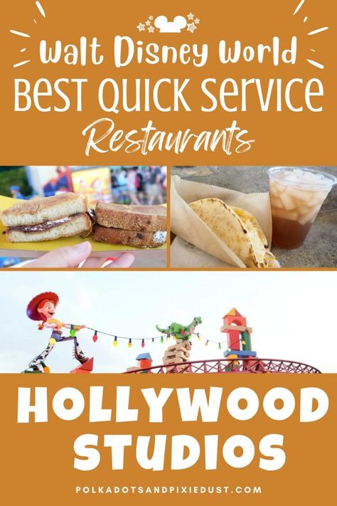 Hollywood Studios Restaurants, Hollywood Food, Hollywood Restaurants, Food Disney, Disney Hollywood Studios, Disney World Hollywood Studios, Orlando Restaurants, Disney Boardwalk, Best Fast Food