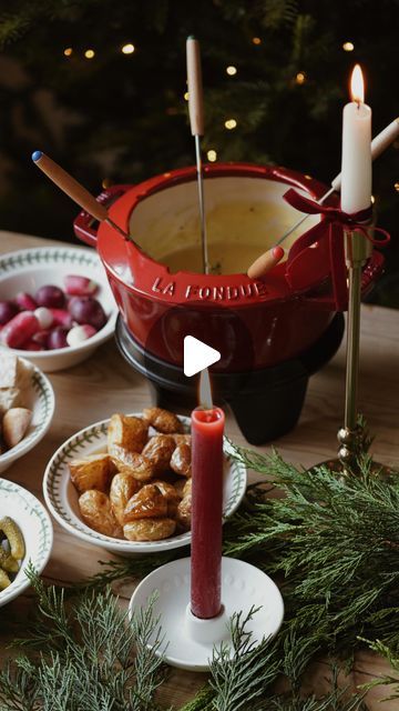 LAUREN MCDERMOTT on Instagram: "ad Our Family Christmas Eve Tradition, and the ultimate cold weather treat 👌🏼 Cheese Fondue instantly transports me to a snowy mountain in the French Alps, and it’s such a hassle free supper for entertaining the night before Christmas ❤️🇫🇷🌲 All you need is; 550g Mature Comté, grated 2 tbsps Cornflour 1 Garlic clove, peeled and halved 250 ml Dry white wine Freshly ground black pepper Method; In a large bowl, toss the grated Comté and cornflour until well combined. Rub the inside of the fondue pot with the garlic and discard. Add wine and bring to a boil. Reduce heat to a simmer. Add a handful of the Comté mix and stir until melted. Continue adding and stirring in cheese, a handful at a time, until melted. Gently simmer while stirring, until the fon Christmas Fondue, Fondue Pot, Christmas Eve Traditions, Dry White Wine, Freshly Ground, Small Bites, The Night Before Christmas, Large Bowl, Cheese Fondue