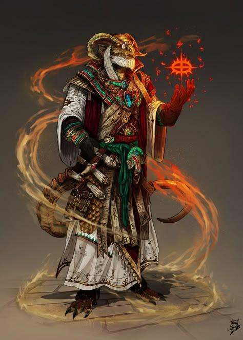 Brass Dragonborn, Dragonborn Oc, Dnd Dragonborn, Dungeons And Dragons Races, Pathfinder Character, Fantasy Wizard, Wizard School, Fantasy Heroes, Dungeons And Dragons Classes