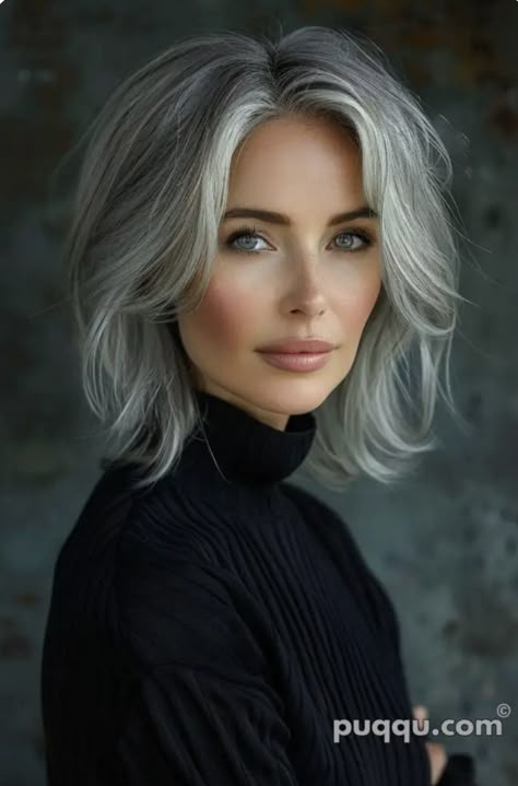 Hair Color Guide, Silver White Hair, Grey Hair Looks, Gorgeous Gray Hair, Grey Hair Inspiration, Extension Hair, Beautiful Gray Hair, Silver Grey Hair, Natural Gray Hair