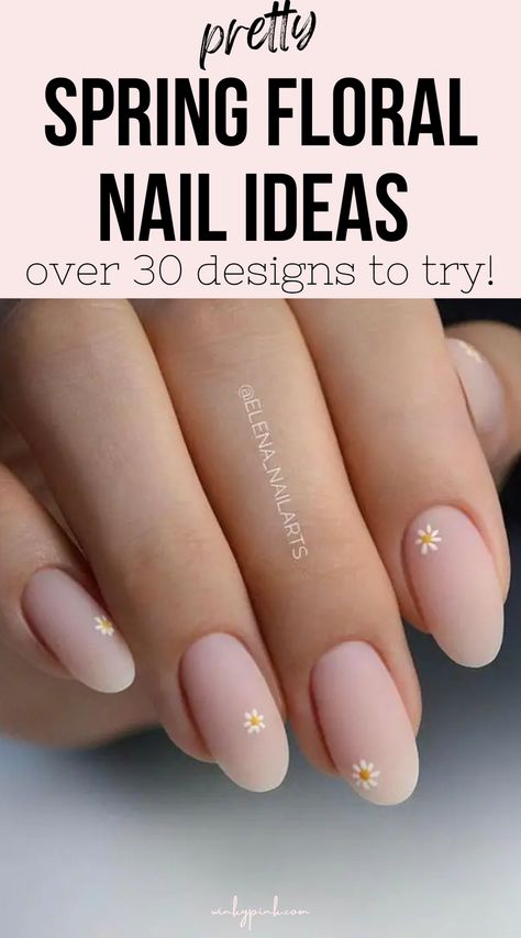 Are you ready to bring some blooming beauty to your fingertips this spring? These Pretty Floral Nails for Spring are just the thing. Get ready to be inspired as we dive into over 30 stunning floral nail designs that will instantly elevate your spring-style game. From delicate petals to vibrant blossoms, these designs are perfect for adding a touch of nature’s charm to your manicure. Whether you’re a nail art enthusiast or just looking for some fresh inspiration, we’ve got you covered. Subtle Flower Nail Art, Nail Ideas With Stickers, Small Daisy Nails, Simple Floral Nails Short, Spring Nails For Work, Minimal Floral Nails, Floral Wedding Nails For Bride, Small Flower Nails, Bridgerton Nails Inspired