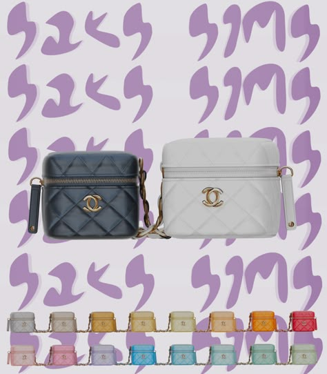 CC Mini Box Bag | Patreon Sims 4 Cc Designer Bags Clutter, Sims 4 Construction Cc, Bags Sims 4 Cc, The Sims 4 Mods Shoes, Sims 4 Bags Cc, Sims 4 Purse Cc, Sims 4 Cc Clothes Shoes, Sims 4 Chanel Cc, Cheetah Bag