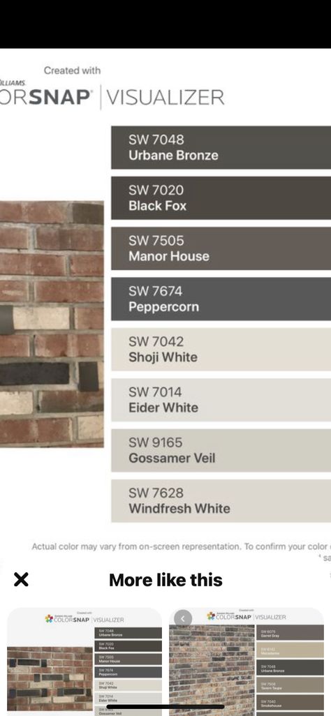 Colors That Compliment Red Brick, Orange Brick House Exterior Color Schemes, Orange Brick House Exterior Colors, Pink Brick House Exterior Color Combos, Brown Brick House Exterior Color Schemes, Orange Brick House Exterior, Brown Brick House Exterior, Brick Exterior Colors Schemes, Brick House Exterior Colors Schemes