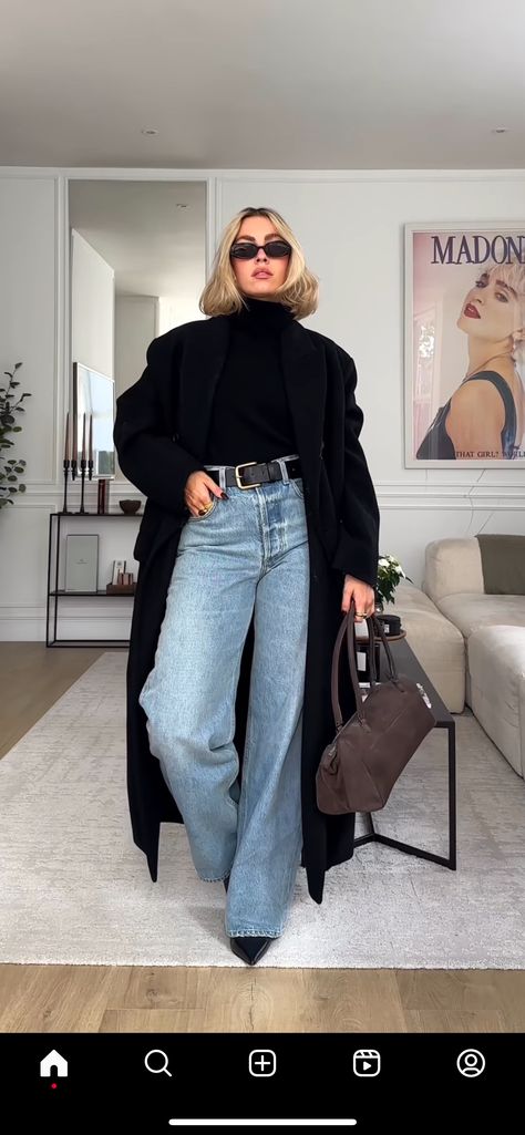 Brunch Outfit Winter, Lunch Outfit, Jeans Outfit Fall, Fest Outfits, 2024 Outfits, Mode Casual, Blazer Black, A Mirror, Dressy Casual