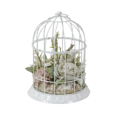 12" Floral Birdcage Tabletop Décor by Ashland® | Michaels Haunted Forest Halloween, Floral Birdcage, Haunted Forest, Party Projects, Spanish Moss, Michael Store, Fancy Party, Seasonal Flowers, Bird Cage