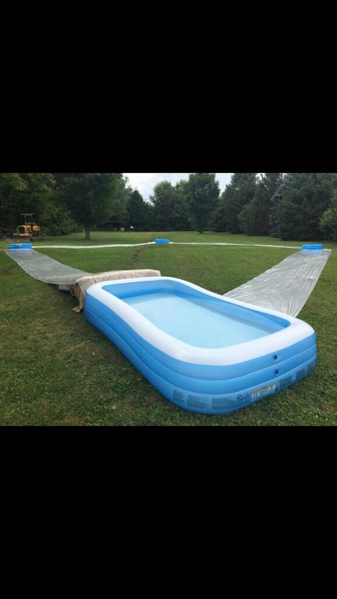 Slip In Slide Kickball, Slip N Slide Baseball, Water Kickball Slip 'n Slide, Kick Ball Slip And Slide, Home Made Slip And Slide, Kickball Slip And Slide, 16 Birthday Party Ideas Outdoor, Slip N Slide Birthday Party, Backyard Activities For Adults