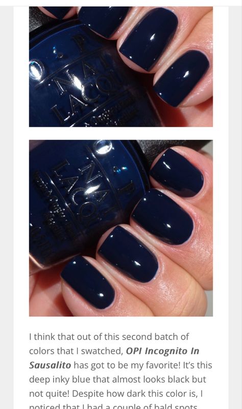 Opi Russian Navy Gel, Opi Navy Blue Dip Powder, Opi Winter Colors, Deep Blue Nails, Fall Blue Nails, Opi Blue Nail Polish, Pedi Inspiration, Navy Nail Polish, Dark Blue Nail Polish