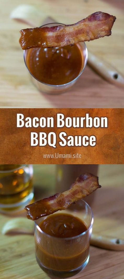 Bourbon Drinks Recipes, Bourbon Drink, Bourbon Bbq Sauce, Bacon Bbq Sauce, Tangy Bbq Sauce, Bbq Bacon, Bbq Sauce Recipe, Bbq Sauce Homemade, Maple Bacon