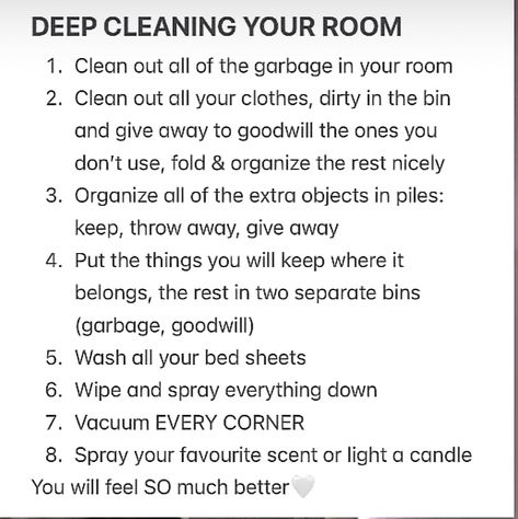 Best Way To Organize Small Closet, Organize Small Closet, Clean Ur Room, Clean Your Closet, Cleaning Your Room, Bedroom Cleaning Checklist, Clean Room Motivation, 7th Grade Tips, Clean Room Checklist