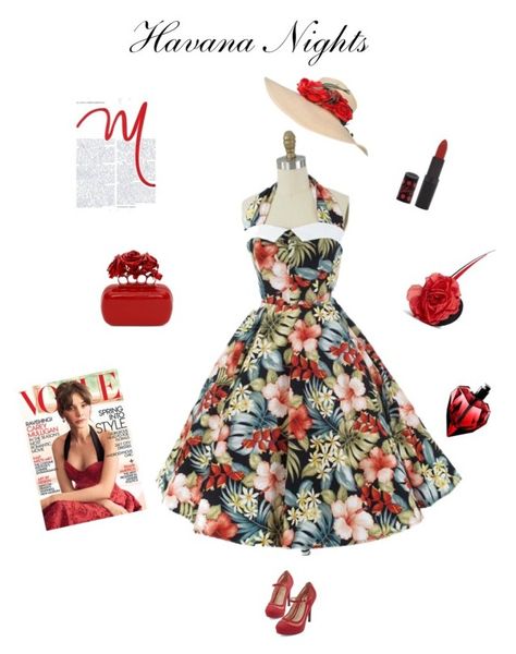 "Havana Nights" by claudia2012 ❤ liked on Polyvore Cuban Fashion Women Dresses Havana Cuba, Havana Nights Party Dress Classy, Habana Night Theme Party Outfit, Cuban Fashion Havana Nights Dress, Black Havana Dress, Havana Outfit, Havana Nights Jewelry, Havanna Nights Outfit, Havana Nights Party Dress