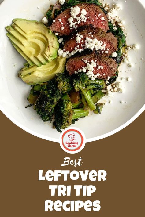 What Can I Make With Left Over Tri Tip, Leftover Tri Tip Ideas, Leftover Tri Tip Recipes, Tri Tip Recipes, Tri Tip Sandwich, Smoked Tri Tip, Steak Pasta, Leftover Beef, Hearty Chili